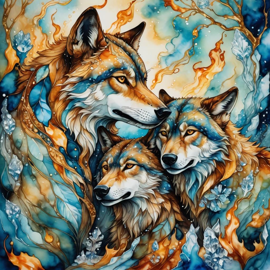 Wolves  by @strangemagic66