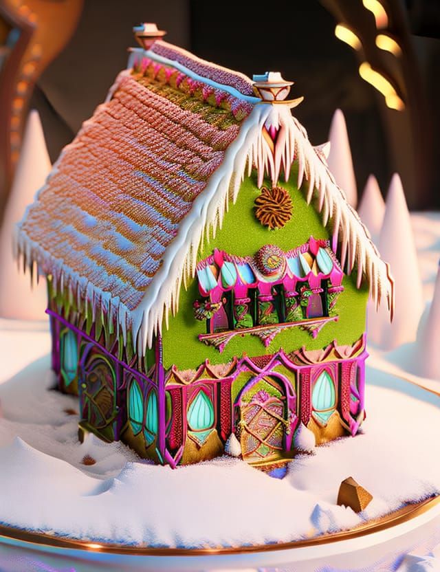 Gingerbread house😋