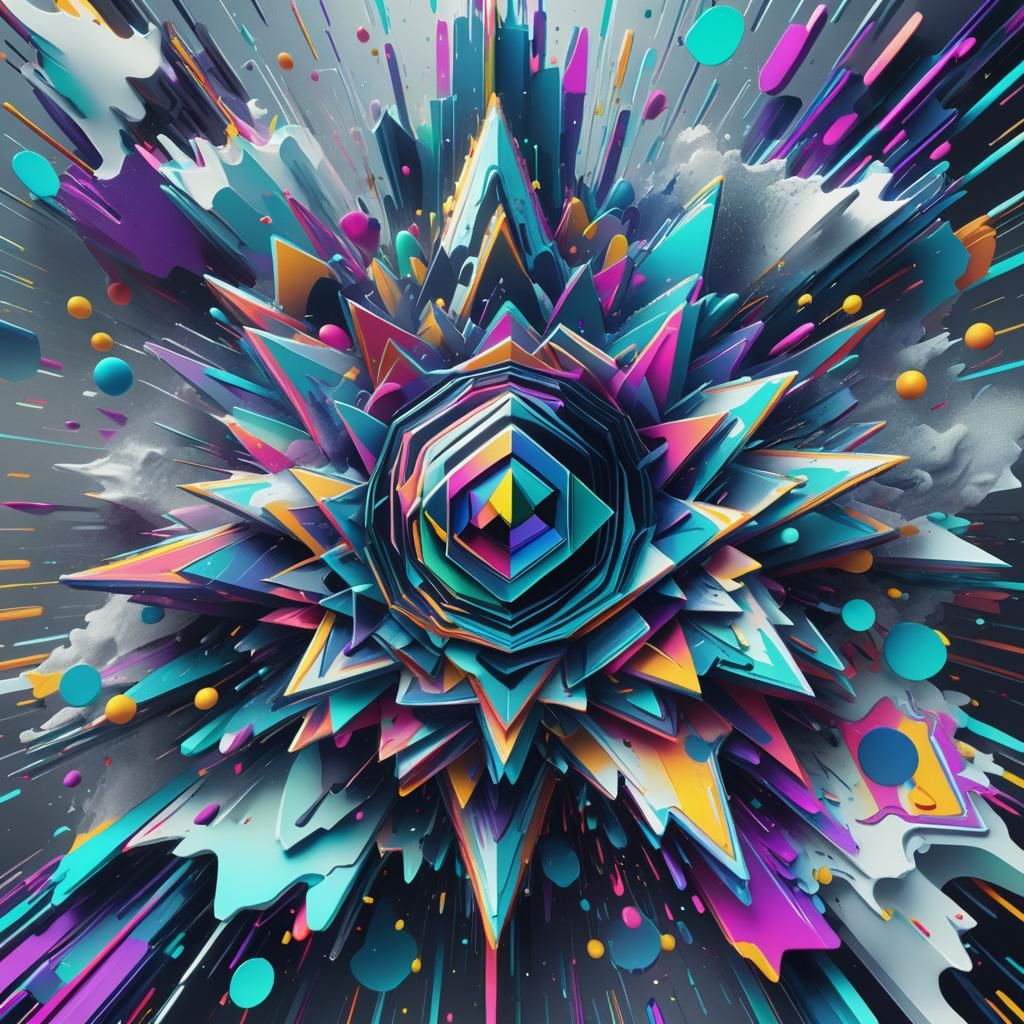 hyperdetailed matte splash screen complementary concept tren...