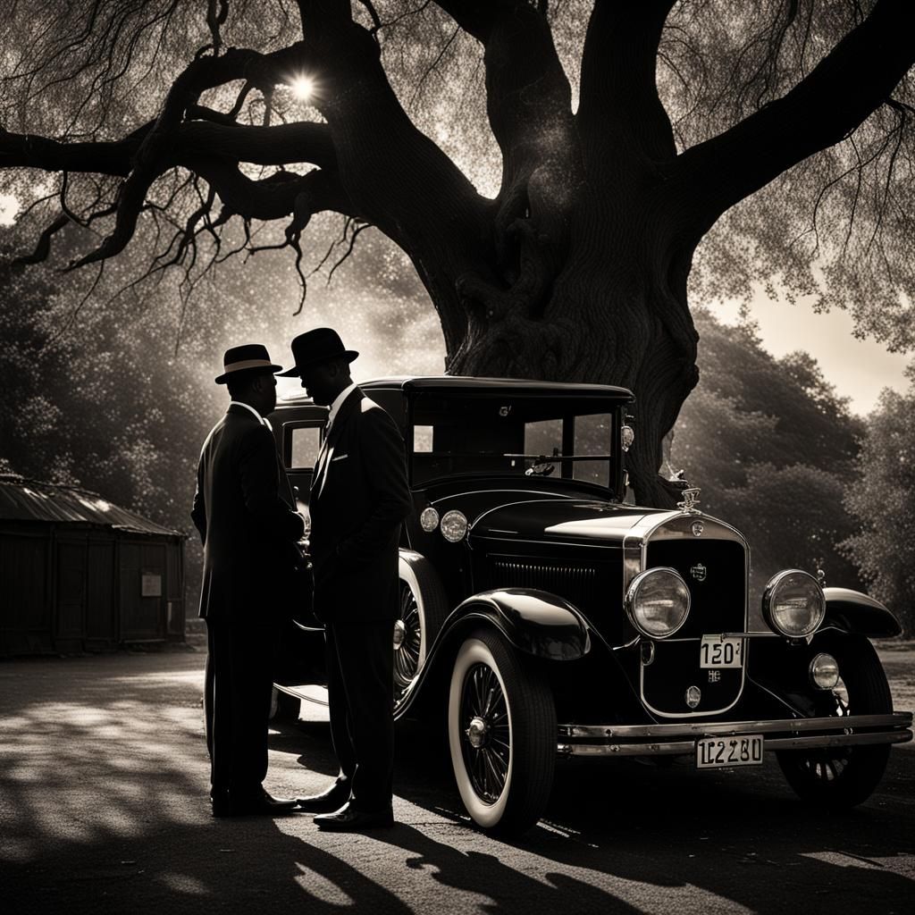 Two men convening 1920  by @Barex