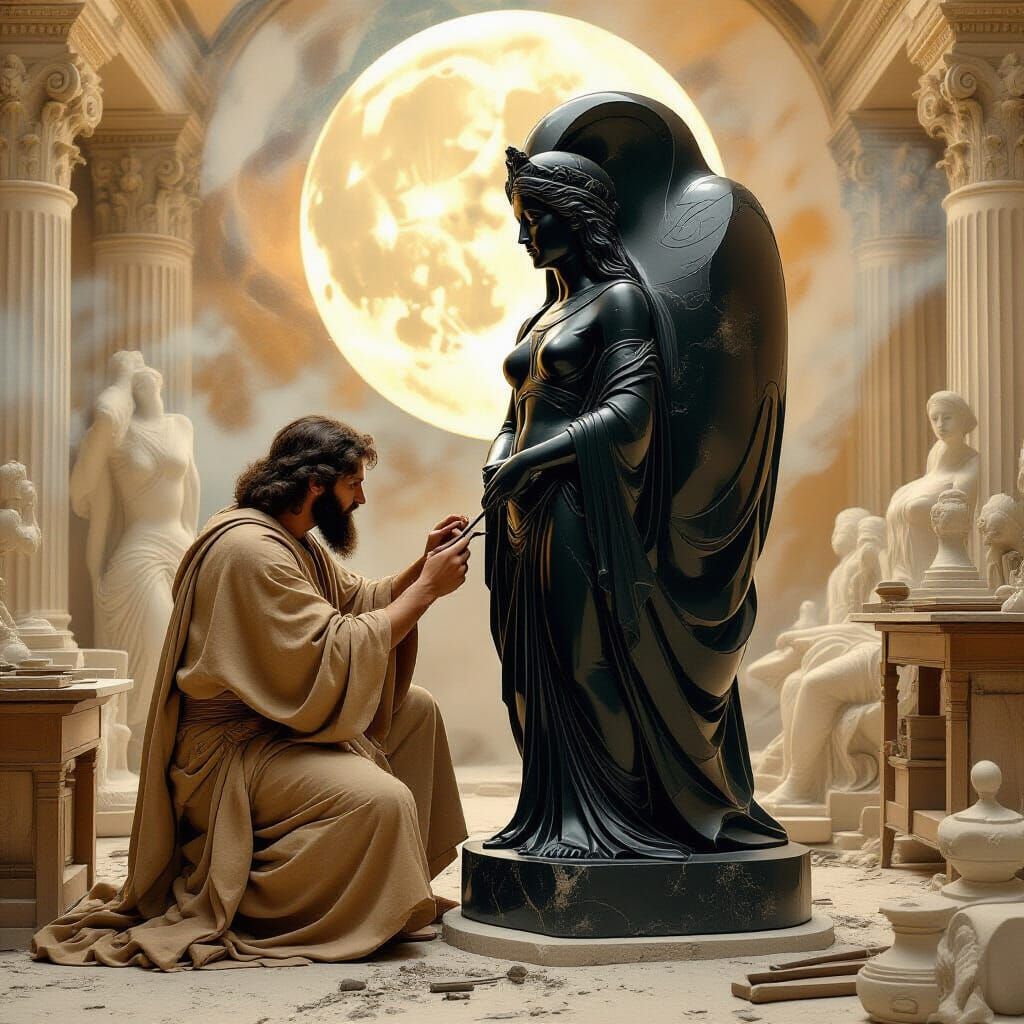 An  Ancient Sculptor 