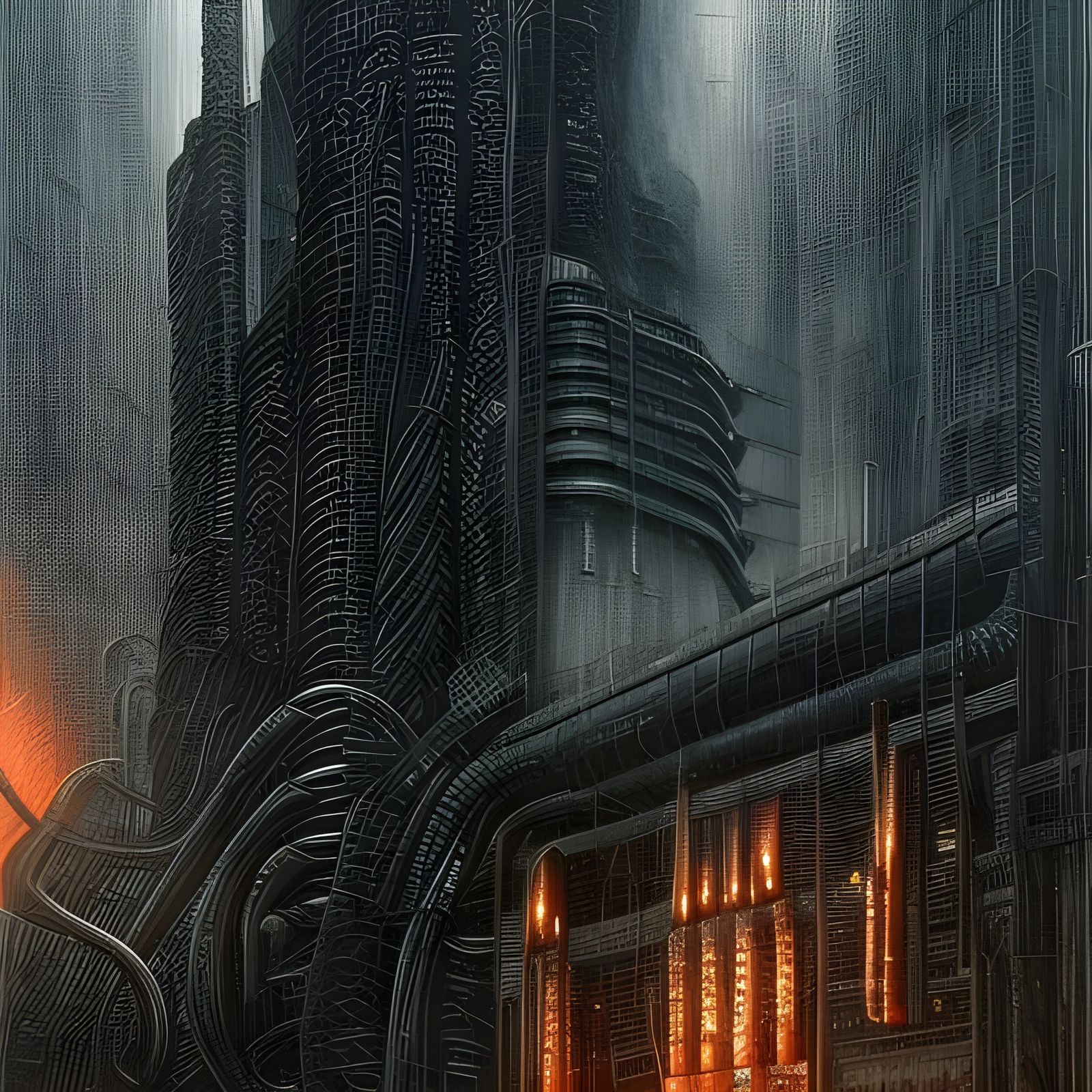 Alternative Gotham City AI Generated Artwork NightCafe Creator