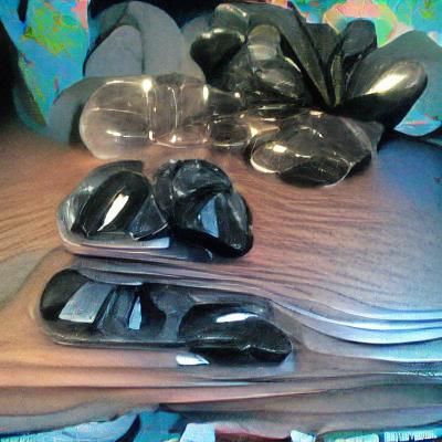 Anyways, um... I bought a whole bunch of shungite rocks, do ...