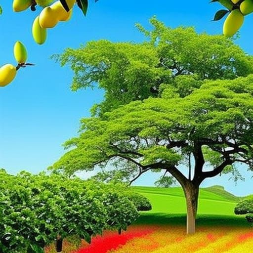 mangoes tree in heaven,