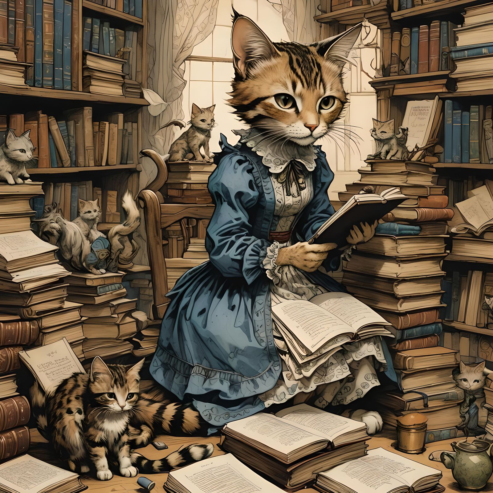Elspeth Moggie, Penelope's older cousin