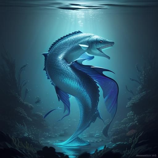 Underwater Creature in Hyperphotorealistic 3D Render
