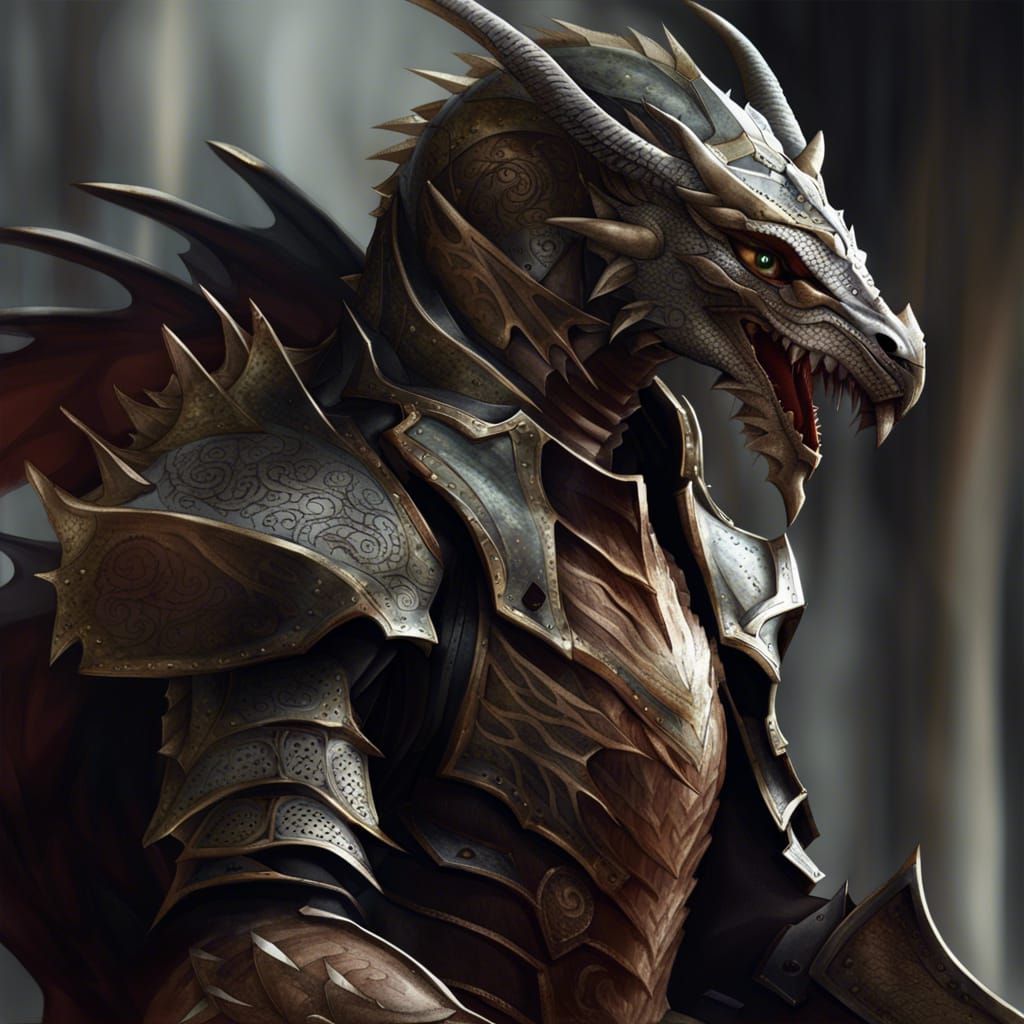 Draconian Warrior - AI Generated Artwork - NightCafe Creator