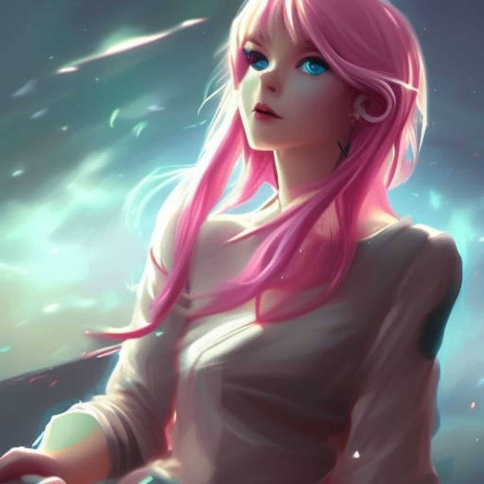 Pink hair anime girl by Feast4daBeast on DeviantArt