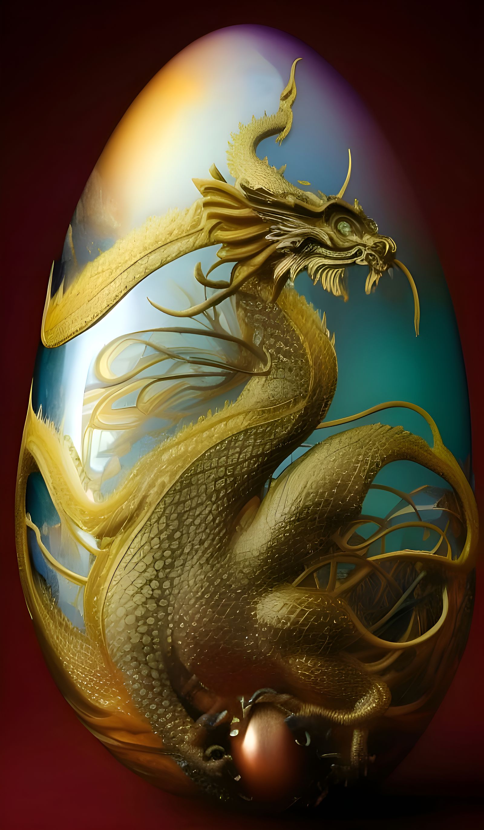 Dragon Egg  by @VampireLibrarian