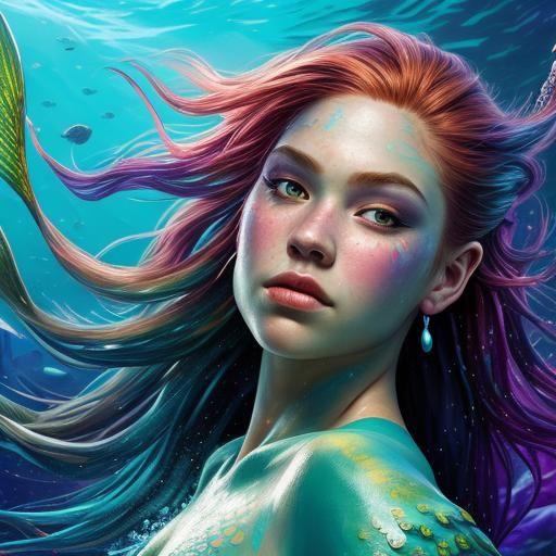 Under the Sea Siren's Spell - AI Generated Artwork - NightCafe Creator