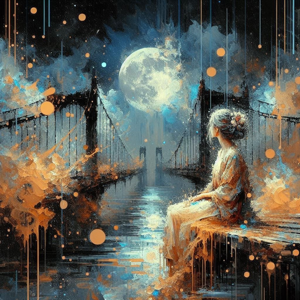 The moon is my friend