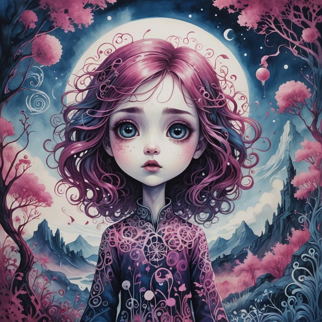 Eyes like saucers 2 AI Generated Artwork NightCafe Creator