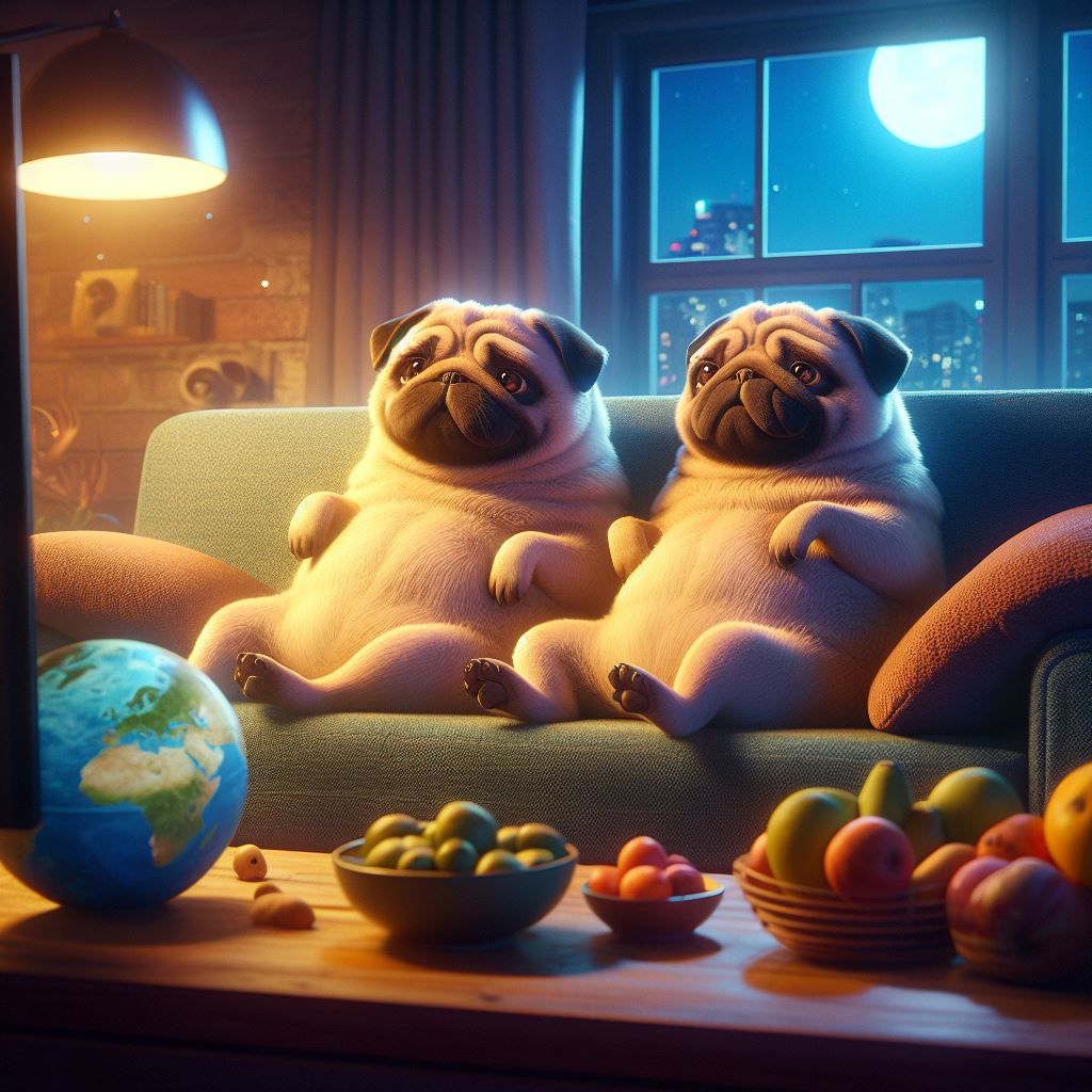 watching Animal Planet on TV