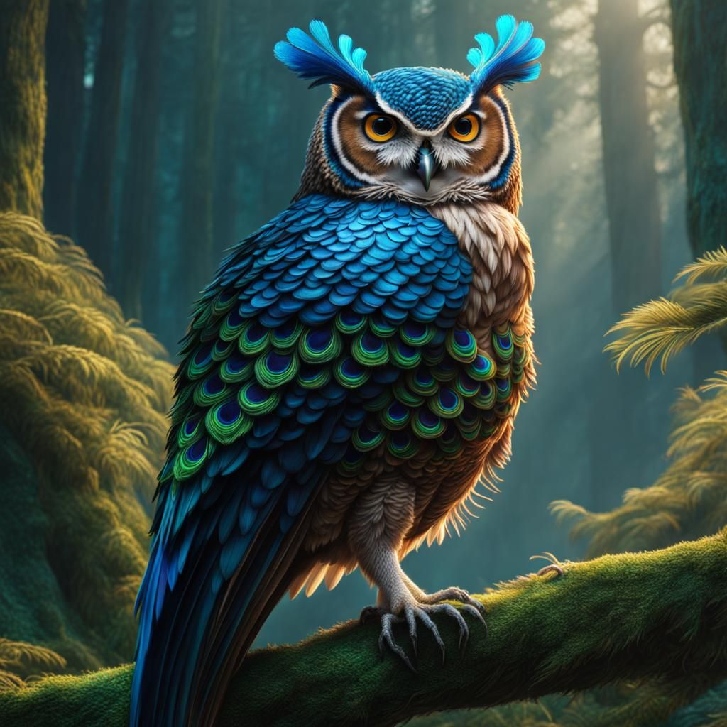 owl peacock hybrid