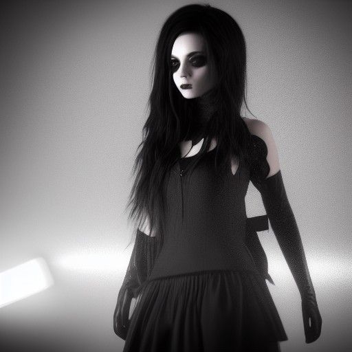 Goth Girl III : r/nightcafe