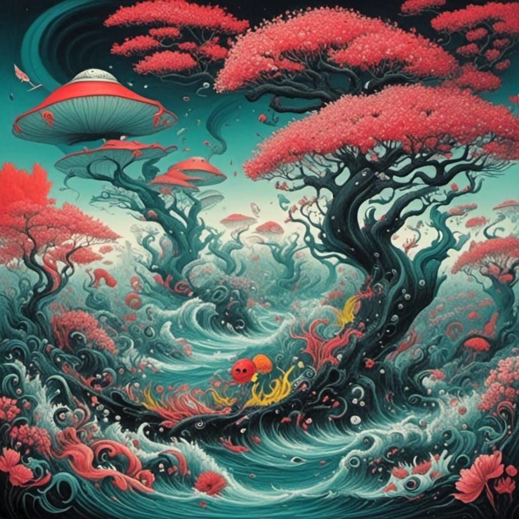 <lora:Sea monsters:1.0> Cherry blossoms