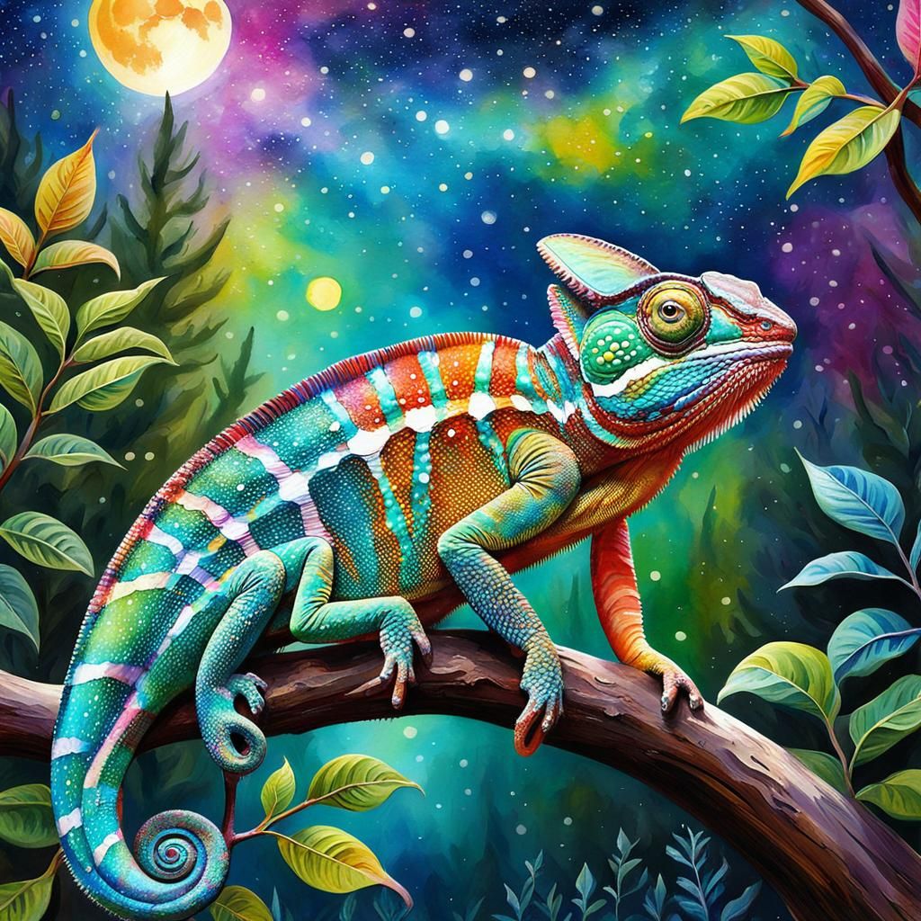 Chameleon - AI Generated Artwork - NightCafe Creator