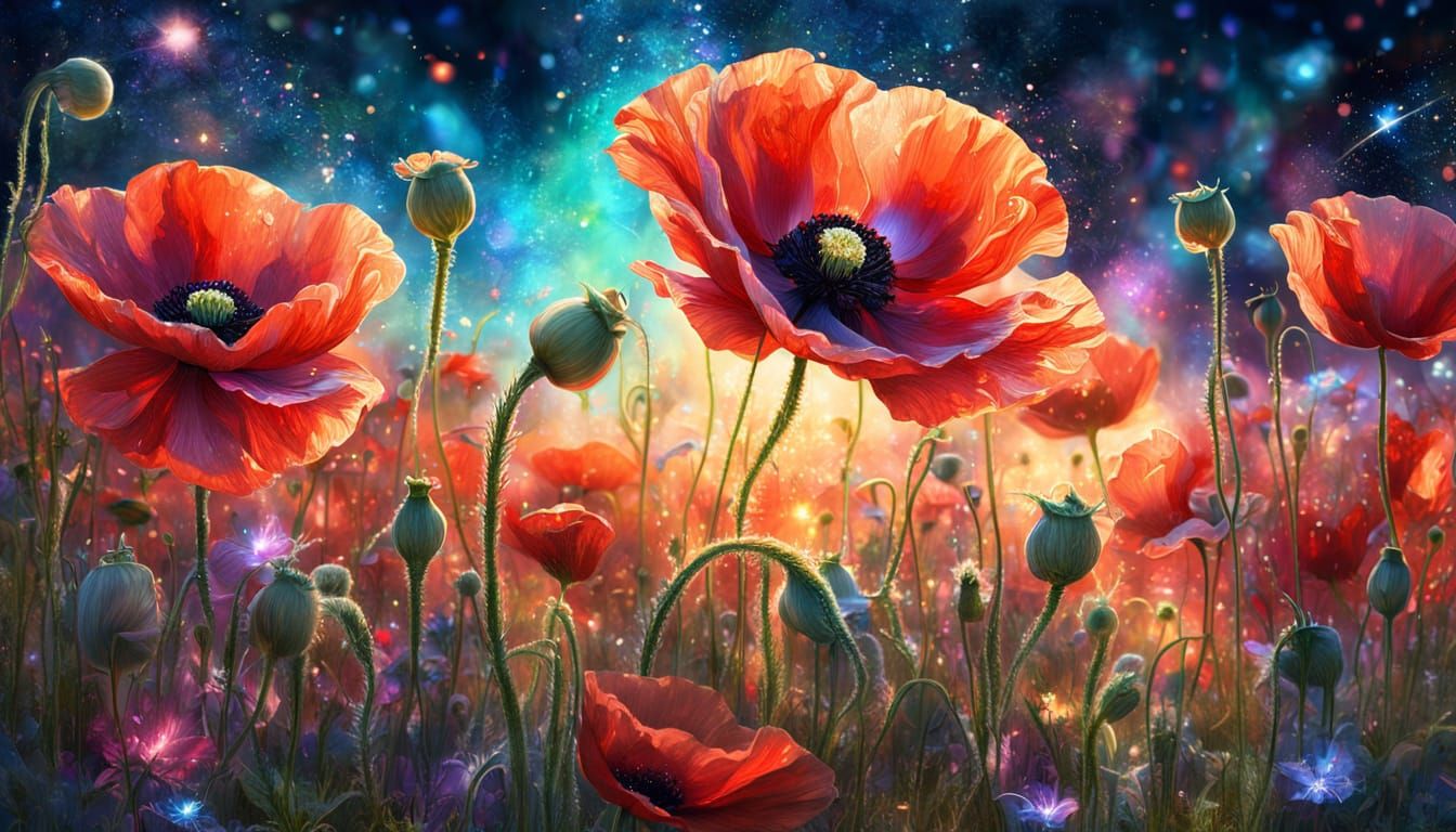 Wild poppy  by @Nancy Soul