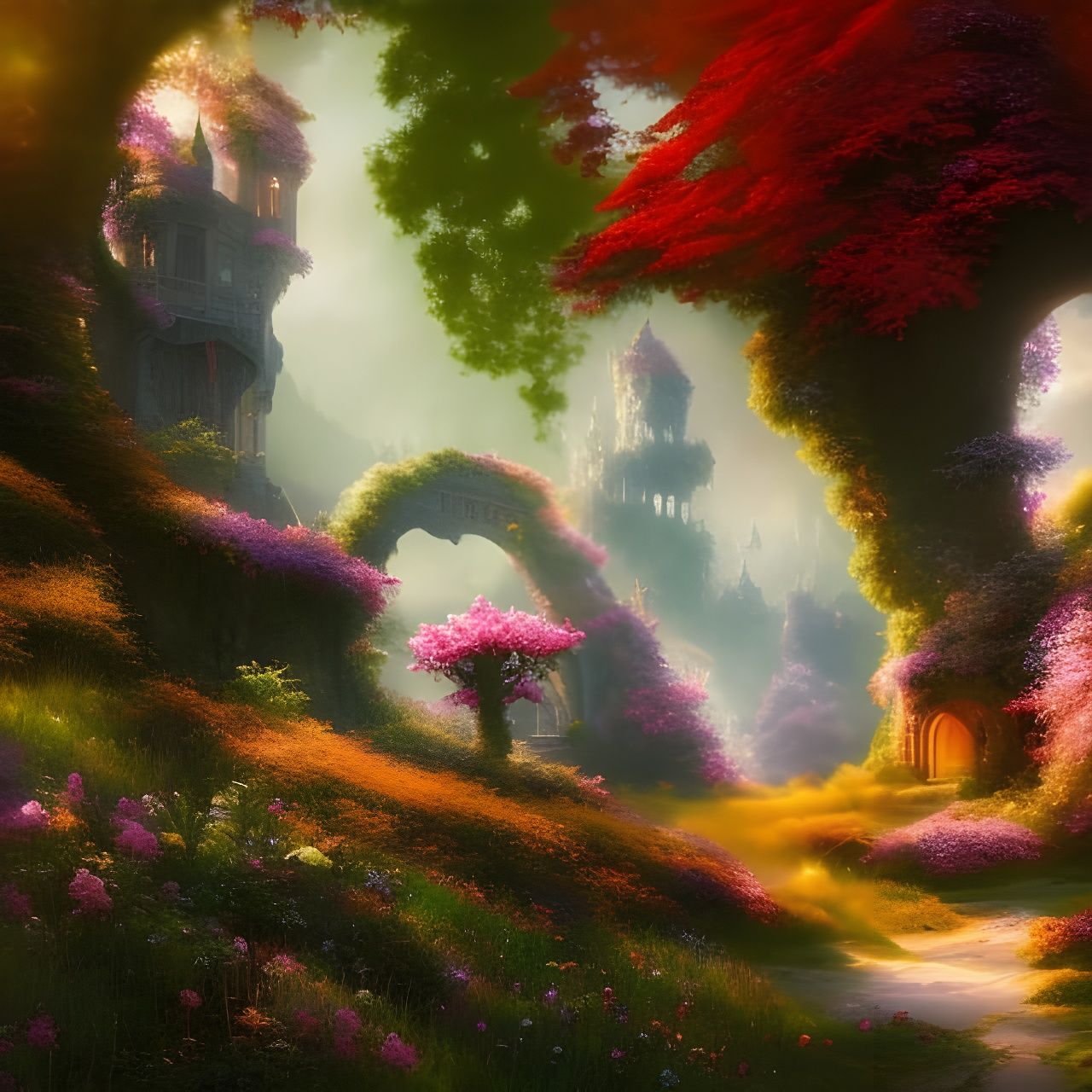 The Realm of Spring  by @The Weaver