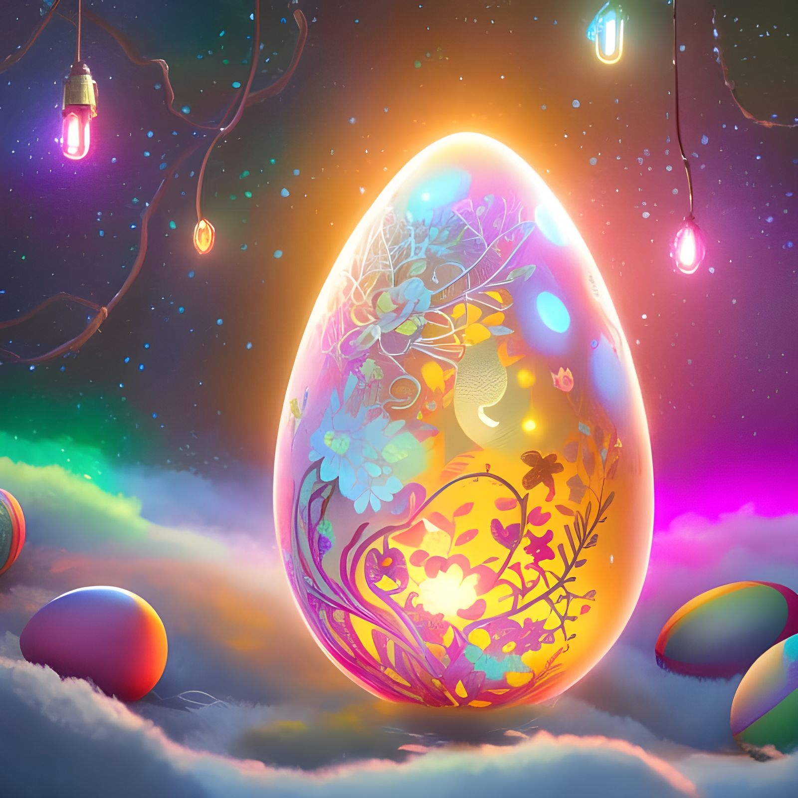 Glowing Egg  by @Tracie