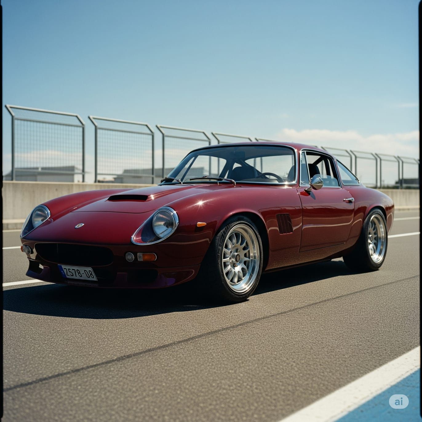 Italian-style Sports Car, my design, COTA