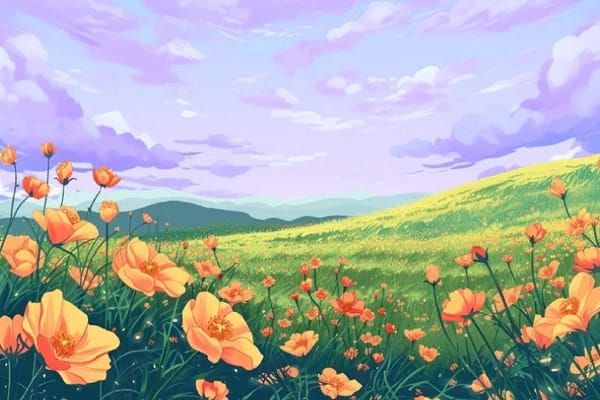 floral field