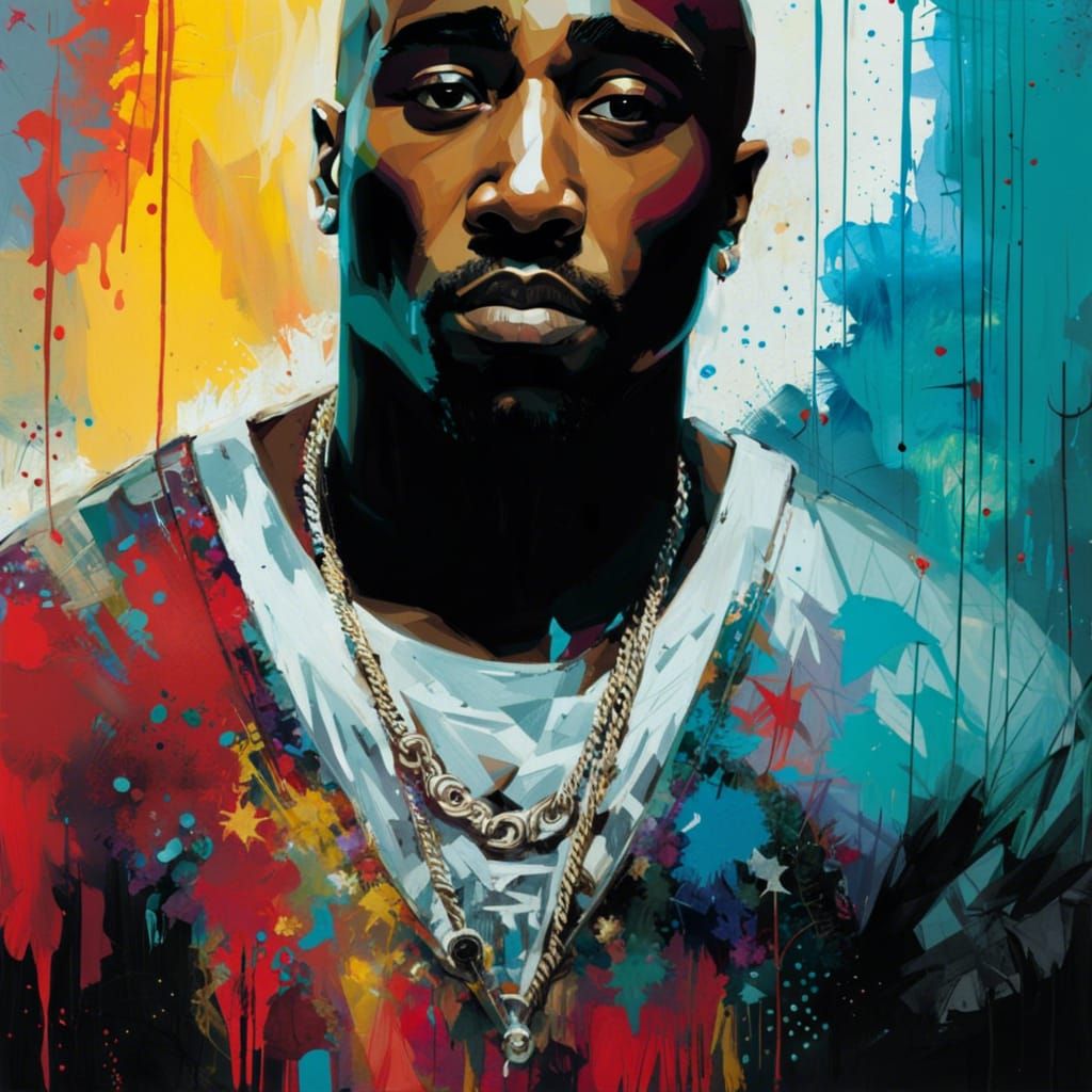 Tupac - AI Generated Artwork - NightCafe Creator