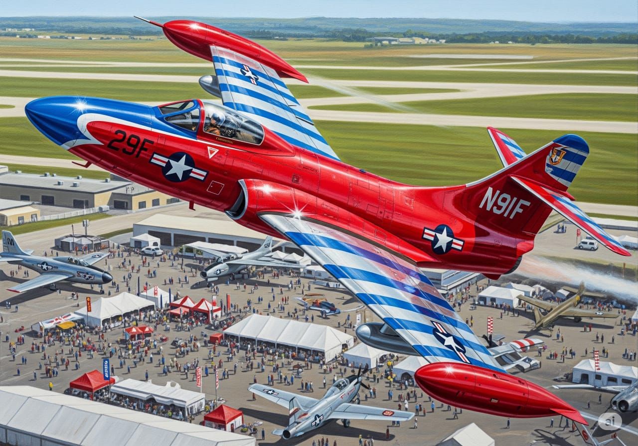 F9F Panther, Low Pass to Thrill the Crowd