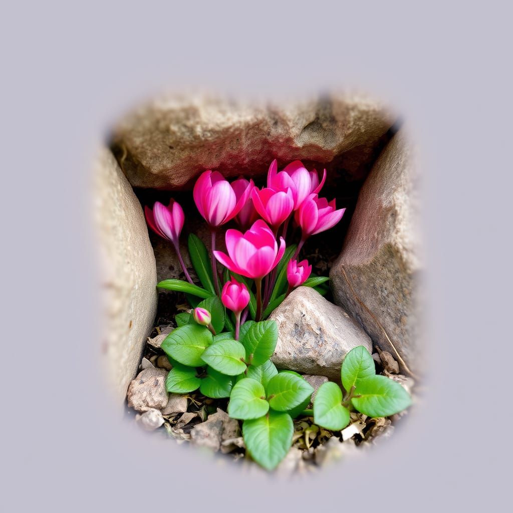 Cyclamens Among Rocks: Israel's Hidden Beauty