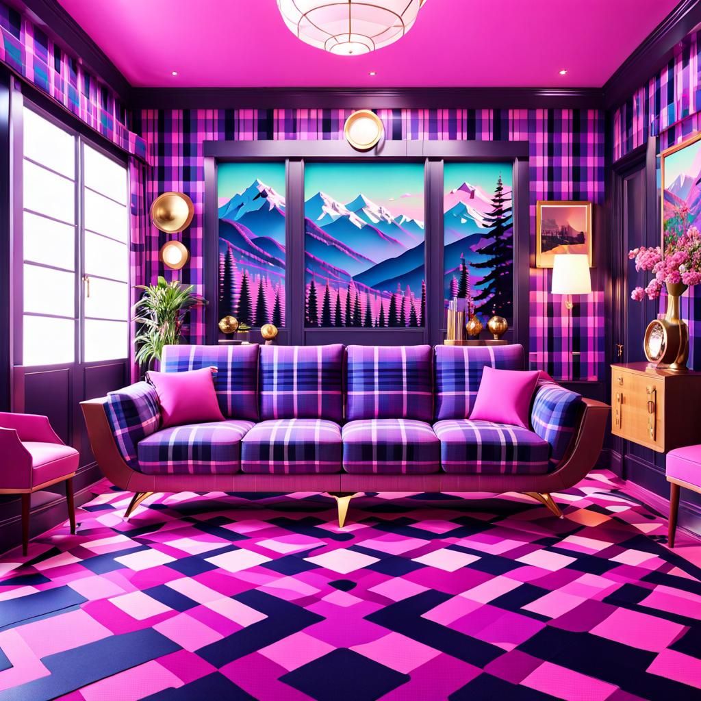 Classic Comfort Plaid Room