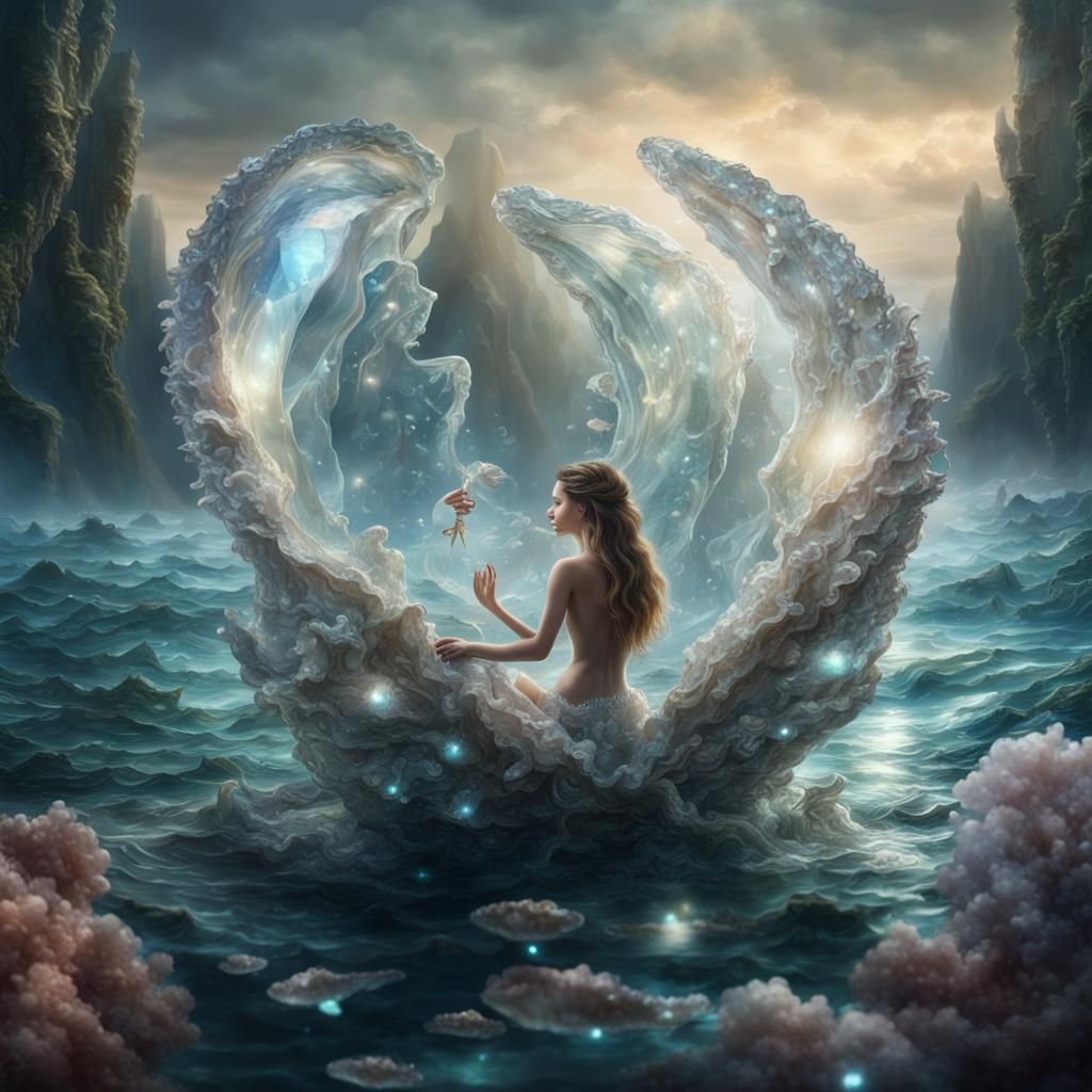 Face Crystals - Ocean Mermaid