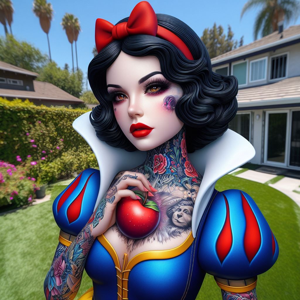 Snow White with tattoo (version 4)