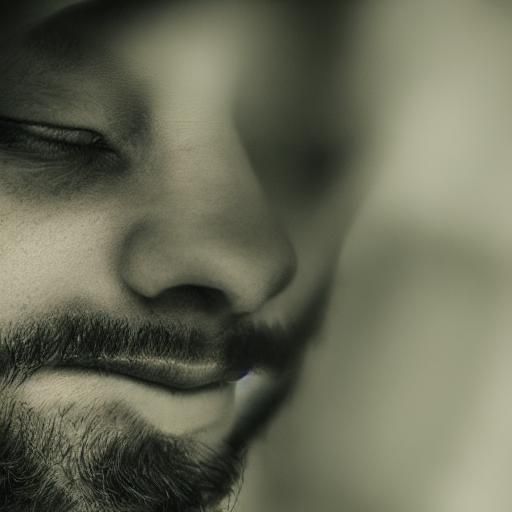 a man's face