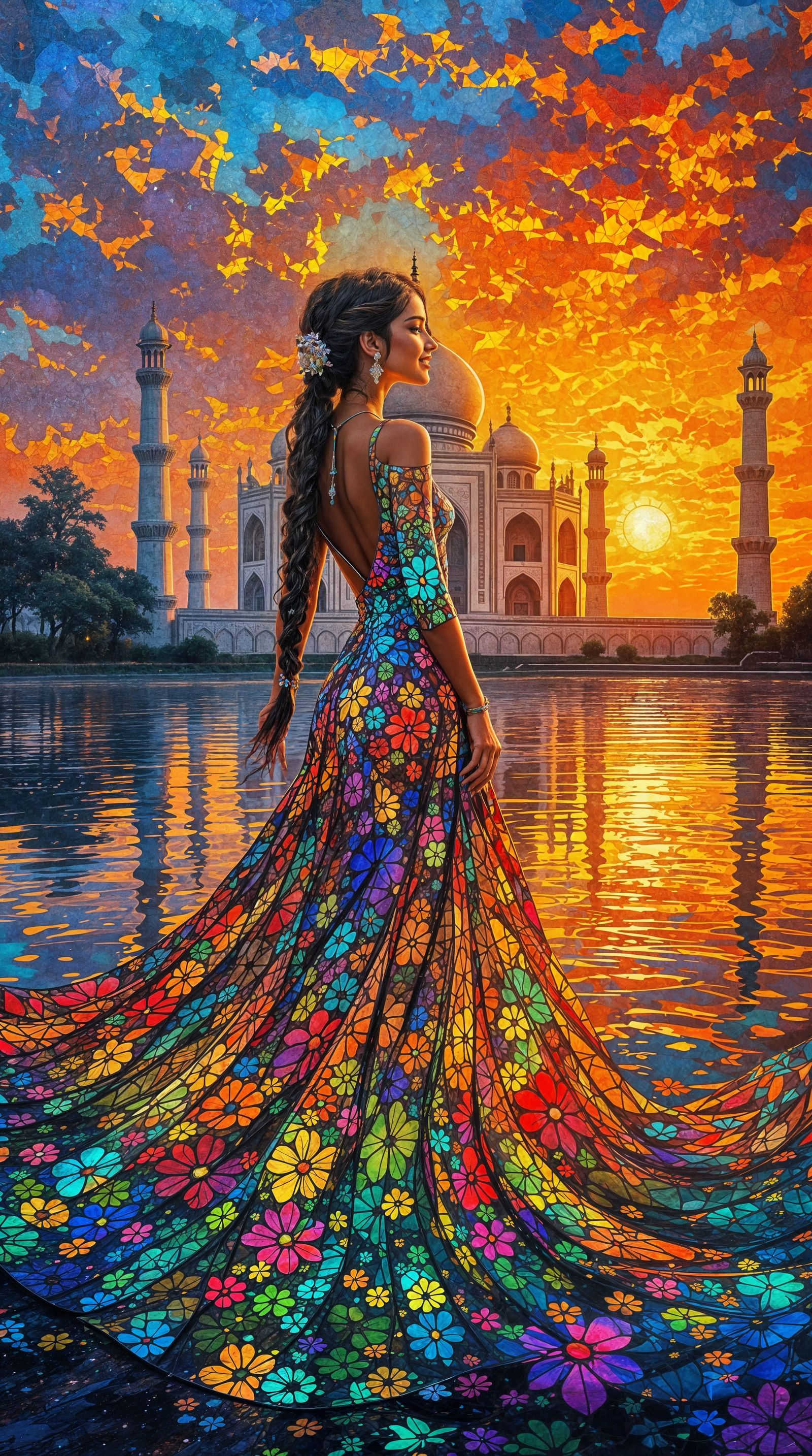 Dehli Sunset  by @George Stanley