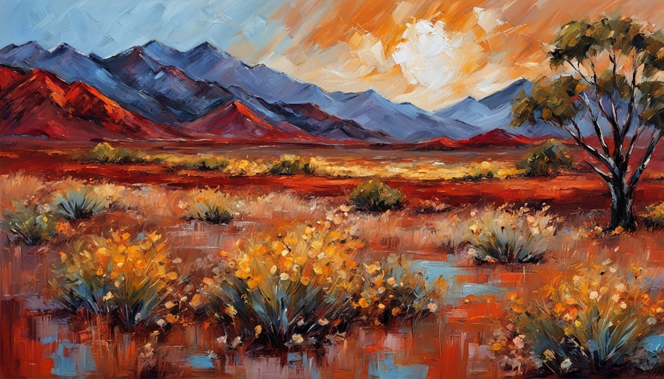 Impressionist Outback  by @JimmytheRogue