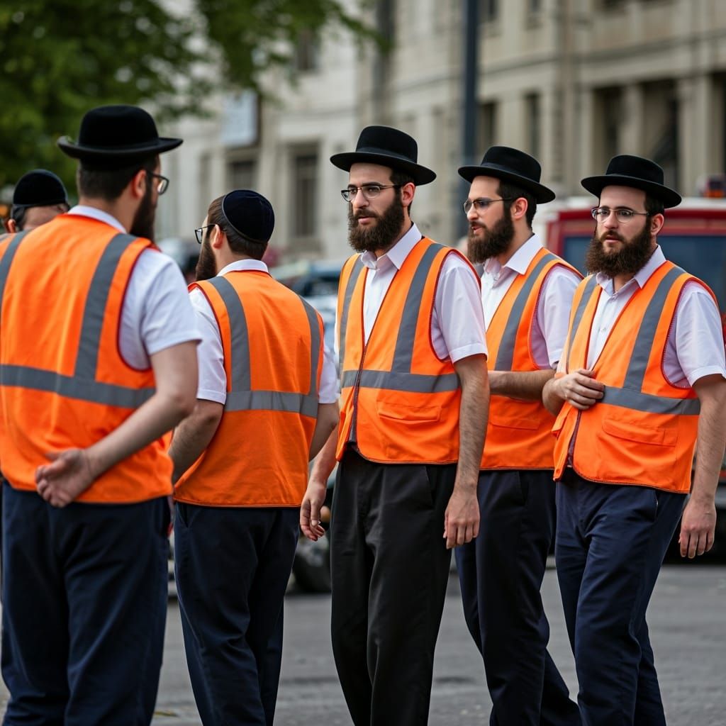 Orthodox Men Conduct Urban Rescue Operation