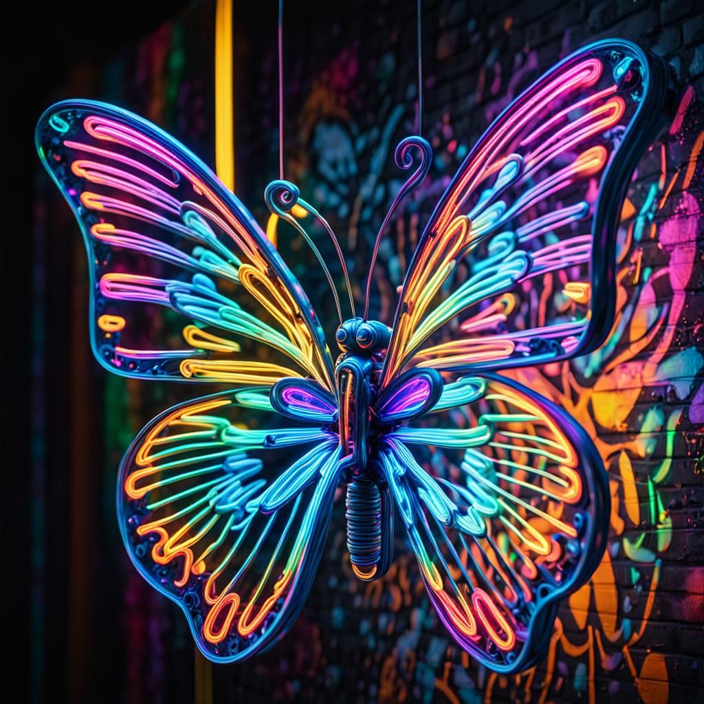 Fluorescent butterfly   by @ILoveHighlandCows