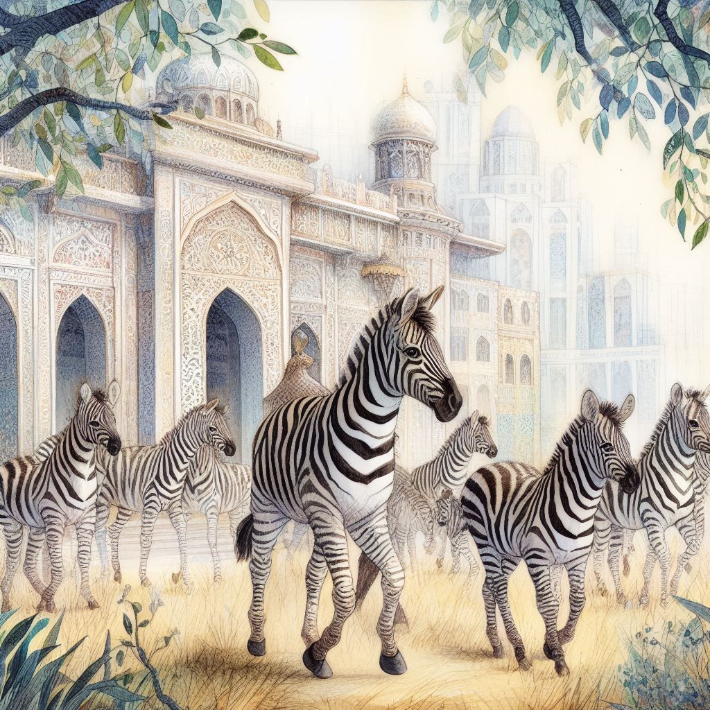 Zebras Line-dancing