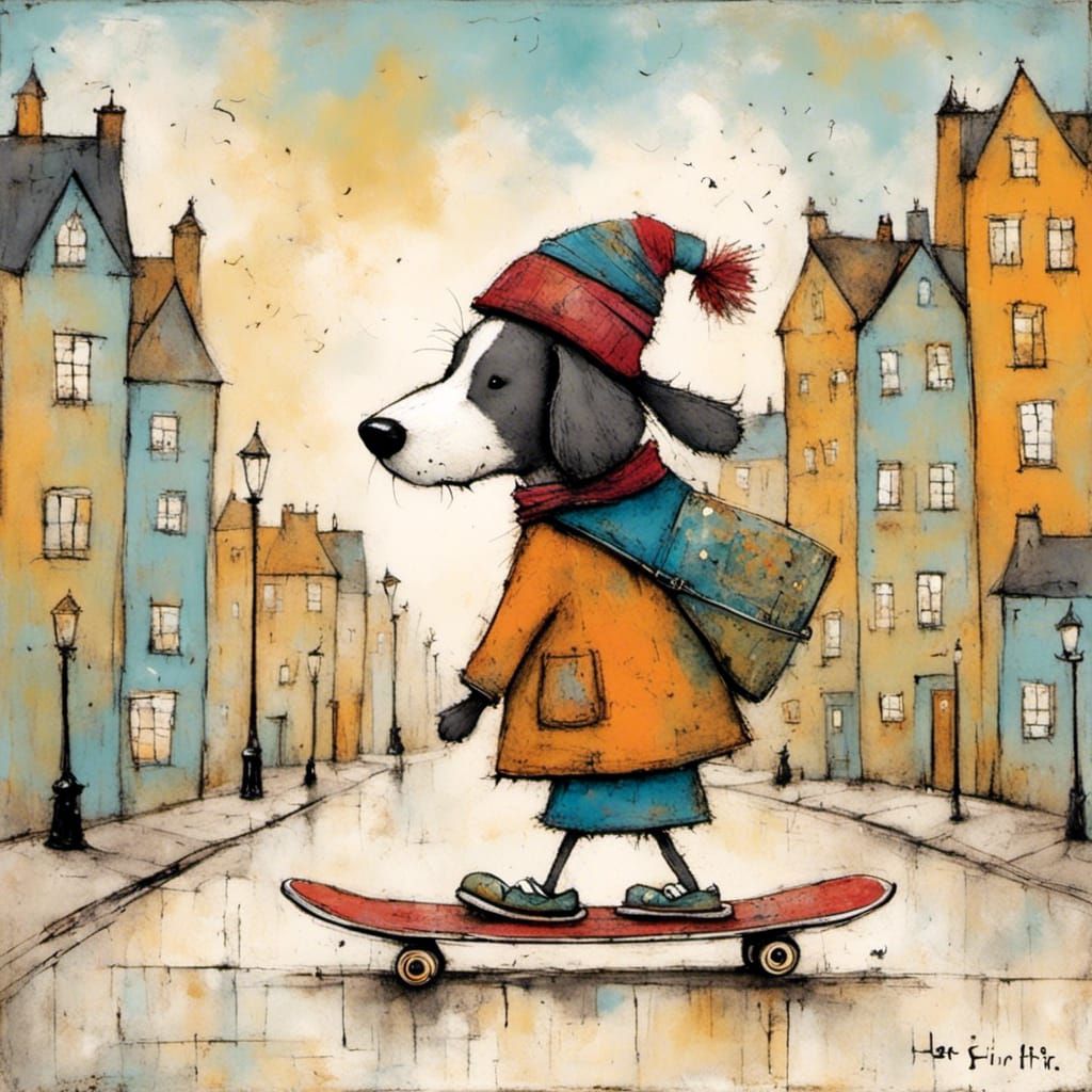 Marley the skateboarder 