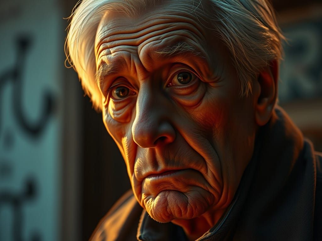 Old man concerned  by @Clover Nikon