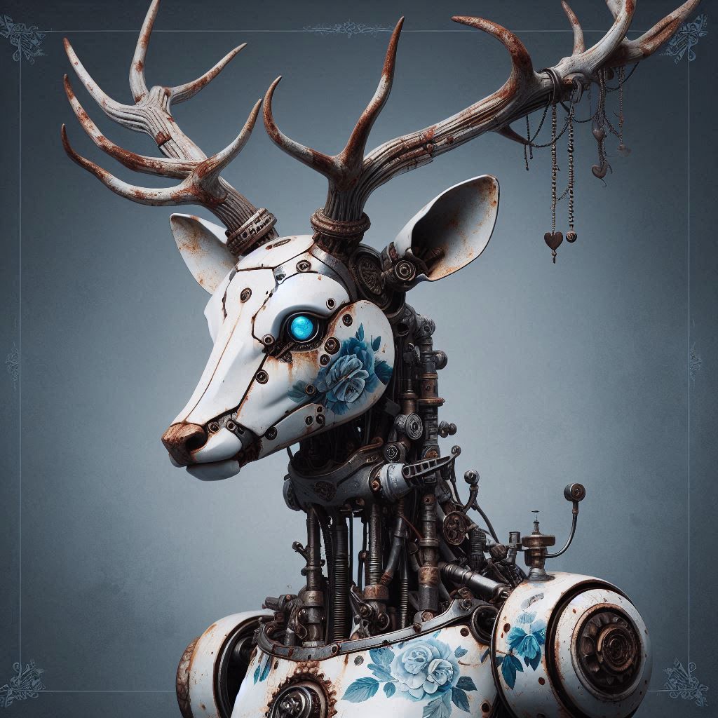 Porcelain Stag King