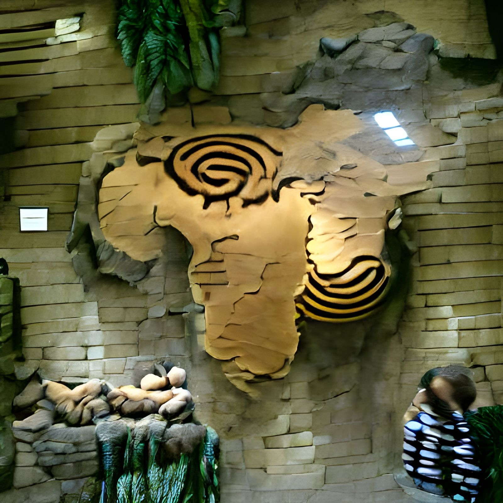 Africa on World Map
