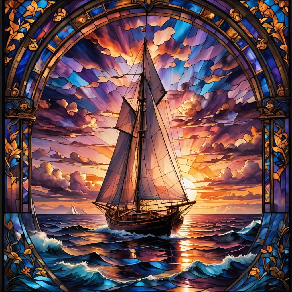 ☀️🚢 ⚓️ .🌊  by @VERI ART