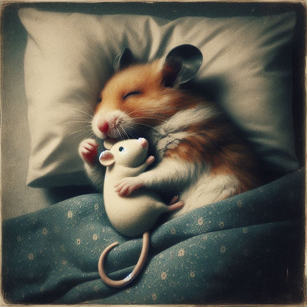 Sleeping hamster 🐹