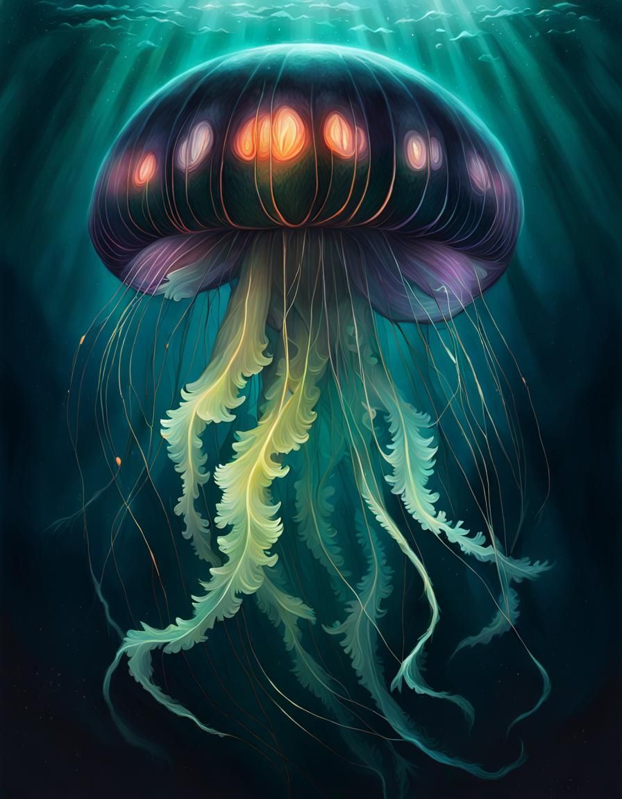 The Great Big Jelly - AI Generated Artwork - NightCafe Creator