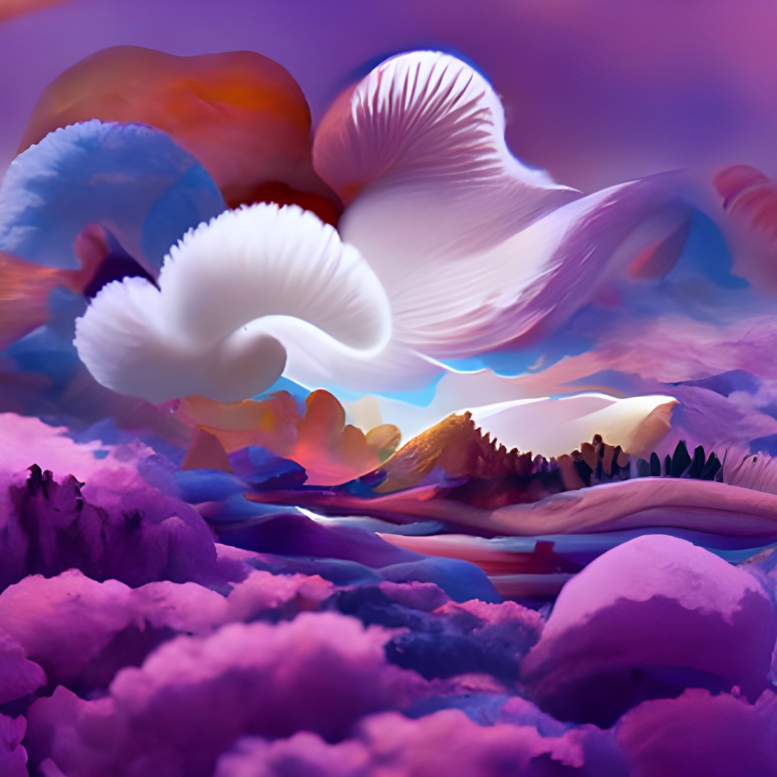 Paper clouds