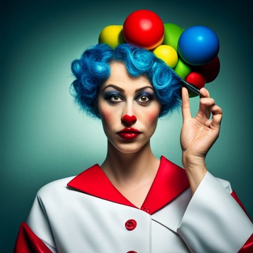 Clowns are Beautiful two  by @Jaybird