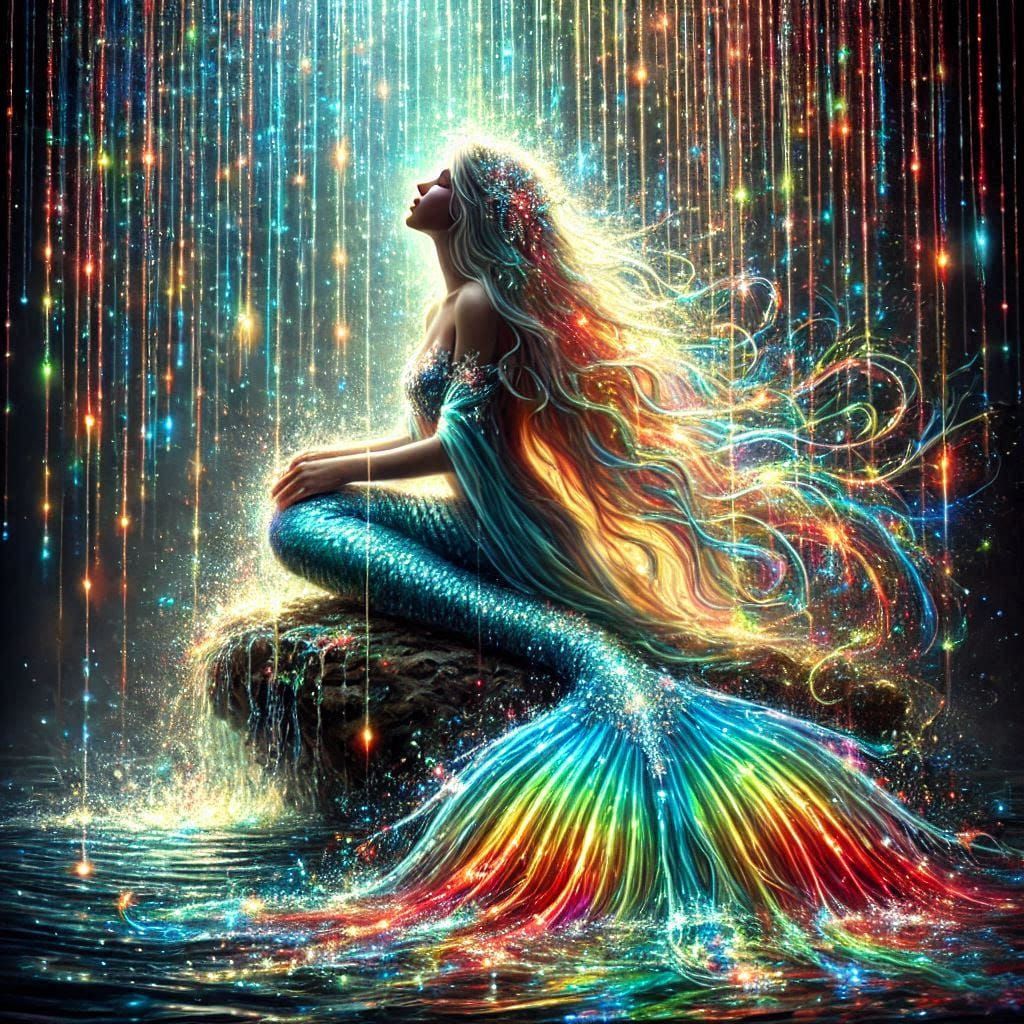 Rainbow mermaid