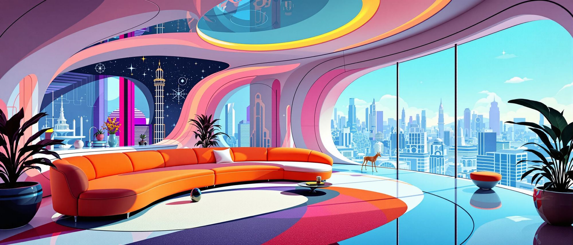 place the woman in the living room setting. - Start Image 2