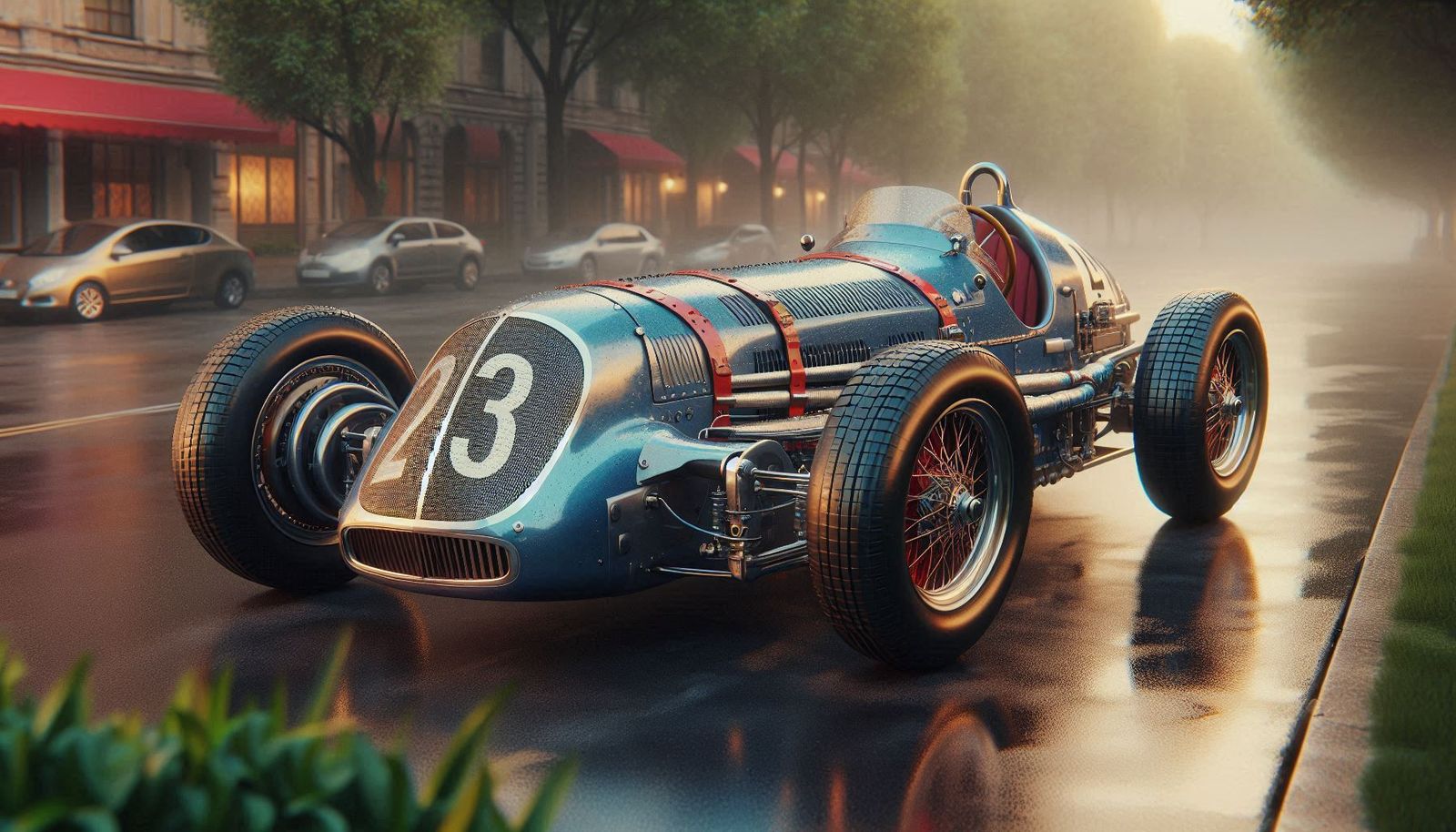 Classic racing car